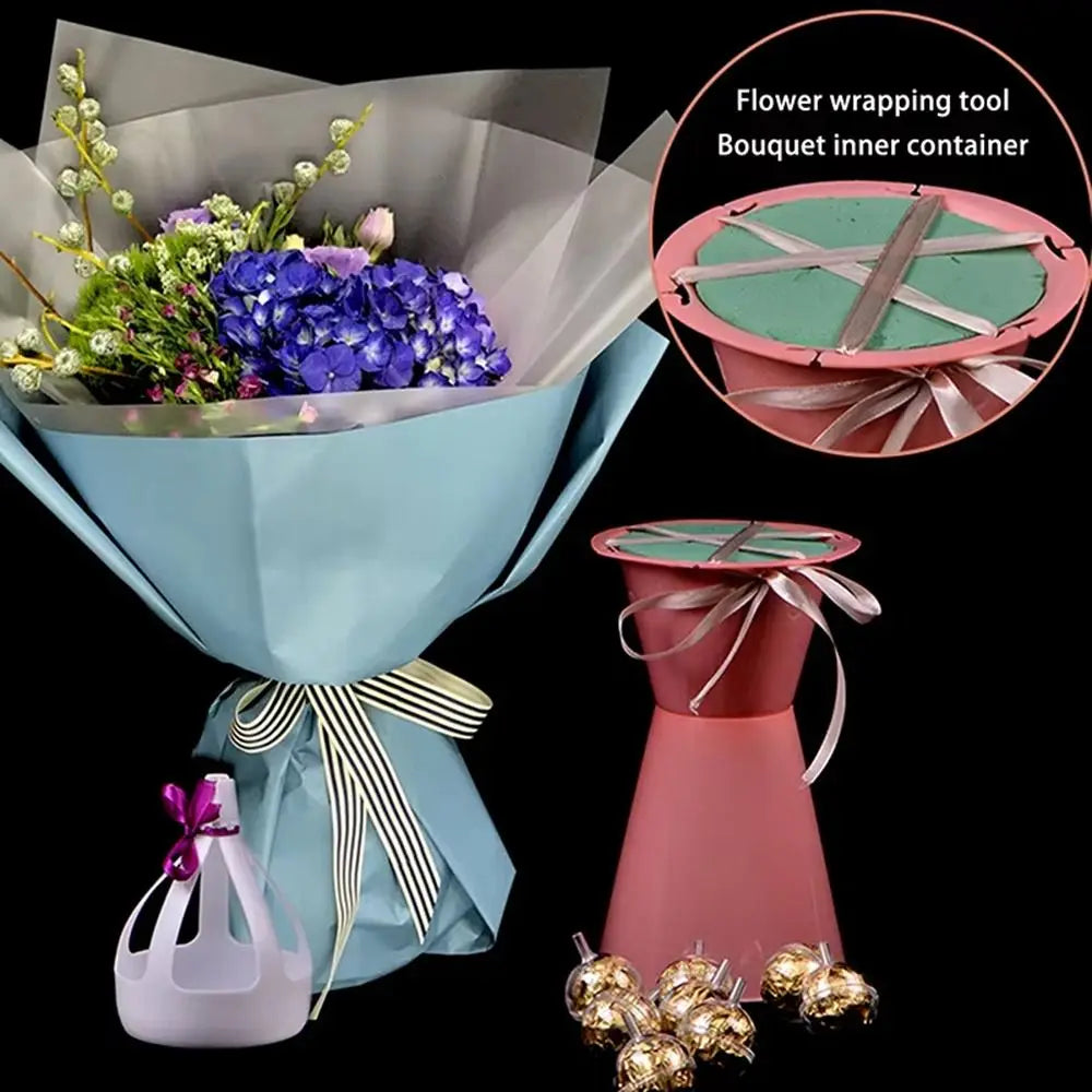 Plastic Flower Bouquet Base Liner – DIY Floral Arrangement