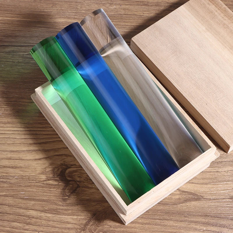 Table Tennis Rubber Roller Stick – Acrylic Paddle Press Tool