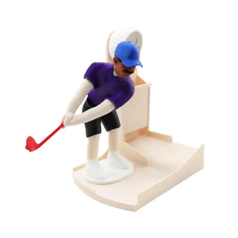 Golfer Shaped Bottle Opener with Cap Collector | Bar Decor