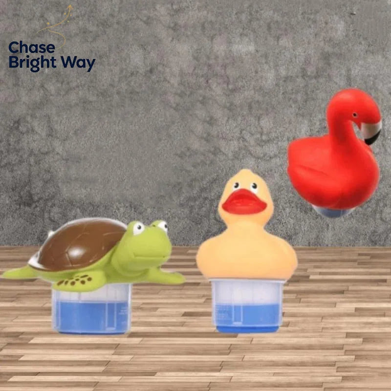 Flamingo Floating Pool Chlorine Tablet Dispenser | 1" & 3"
