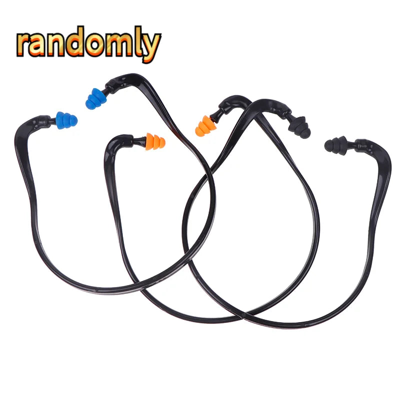 Head-Mounted Noise Reduction Earmuffs – Soft TPE Ear Protector