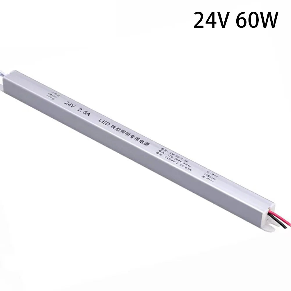 LED Driver Power Supply AC220V to DC 12V/24V | 18W–60W