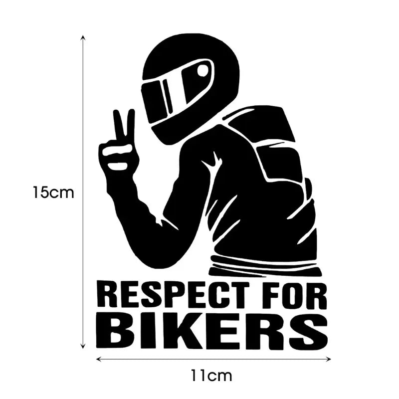 Waterproof Motorcycle Vinyl Sticker – Biker Helmet Decal