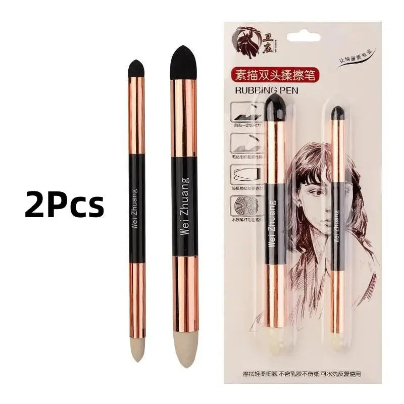 Sponge Smudge Blending Stumps – Multi-Shape Art Pens 2/3Pcs
