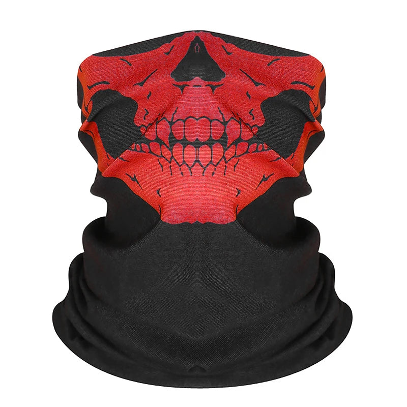 Skull Balaclava Face Mask – Motorcycle UV & Wind Shield