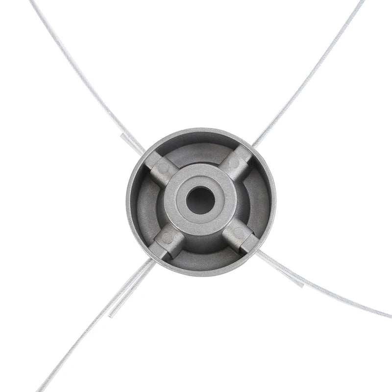 Universal Aluminum Alloy Trimmer Head with Nylon Mowing Line