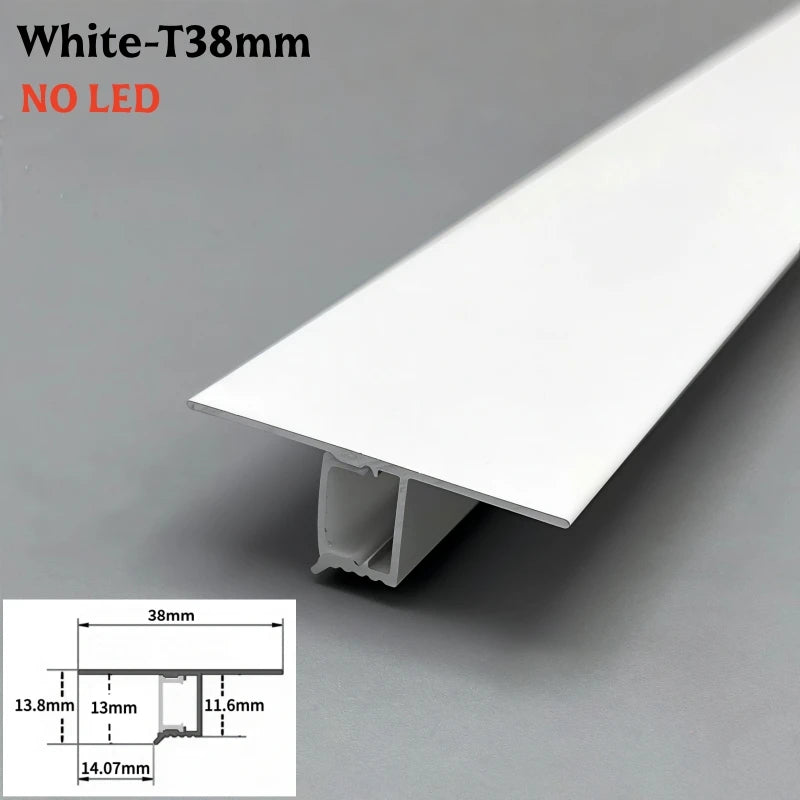 T/Z-Shape Shadow Gap LED Aluminum Channel Profile Ceiling Trim
