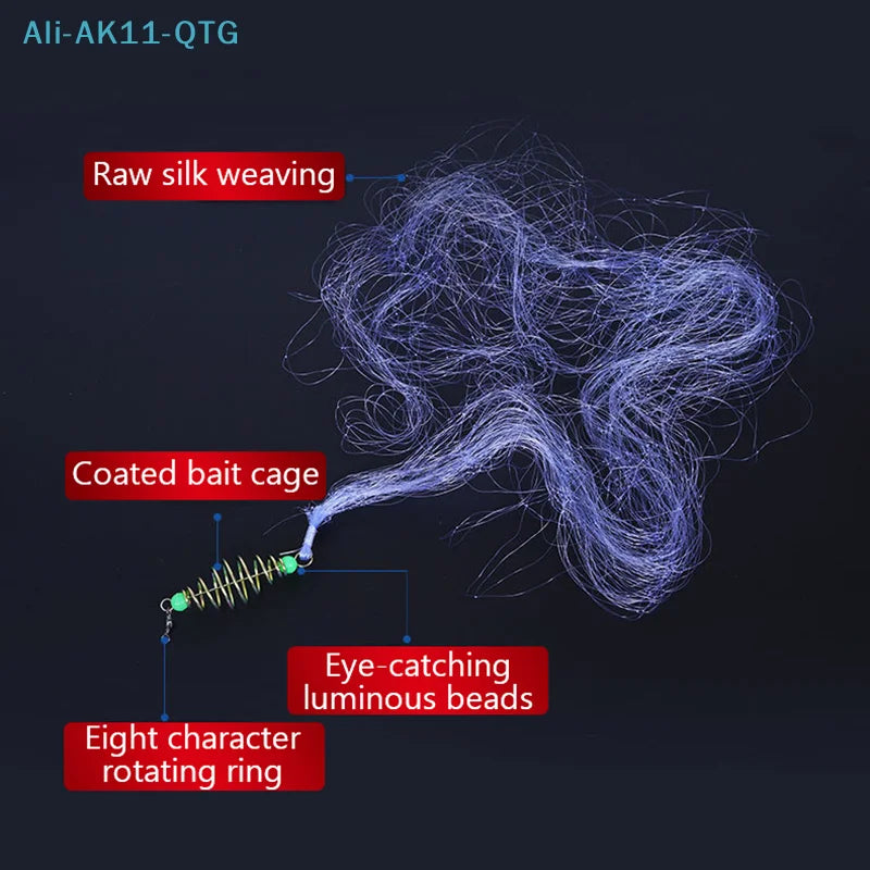 Fishing Bundle Set – Net, Spring Bait Cage & Hook Rig