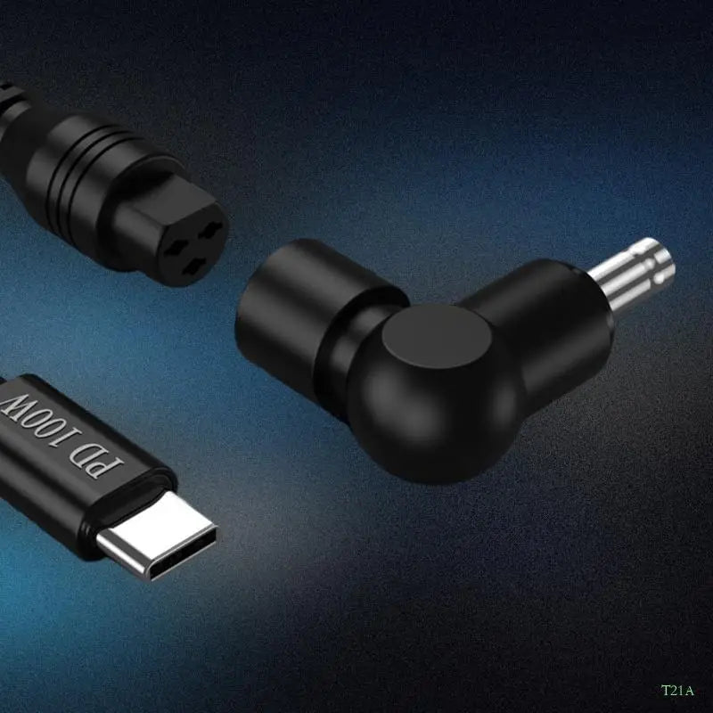 USB-C 100W Laptop Charging Adapter Cable with 4 Barrel Tips