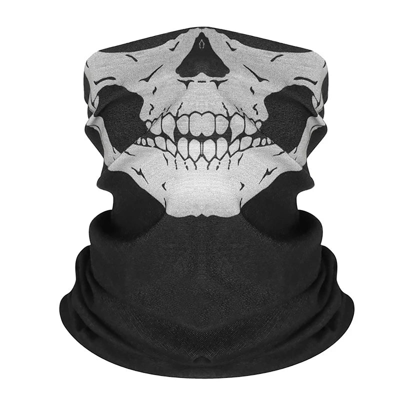 Skull Balaclava Face Mask – Motorcycle UV & Wind Shield