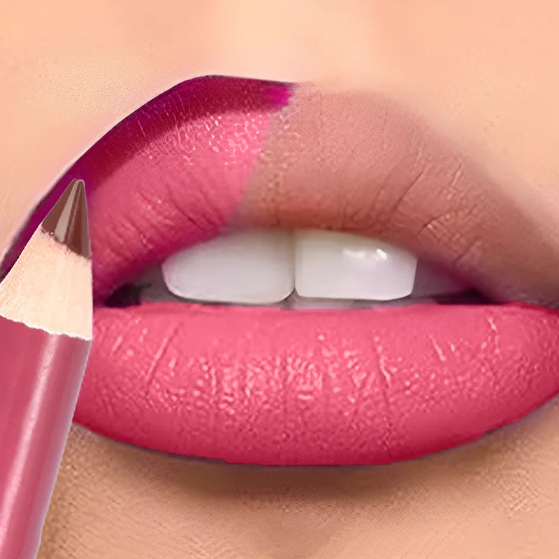 Waterproof Matte Lip Liner Pencil | 28 Shades, Long-Lasting