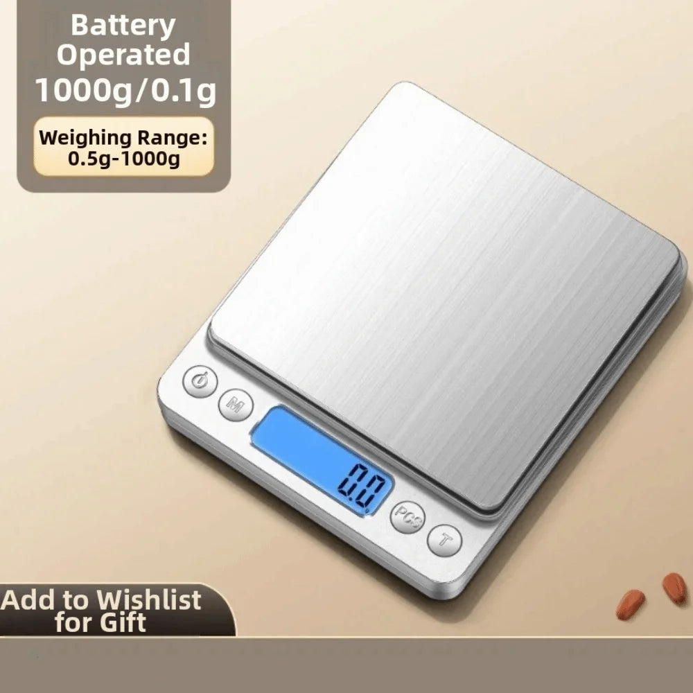 Digital Kitchen Scale 3000g 0.1g Precision LCD | Jewelry Scale