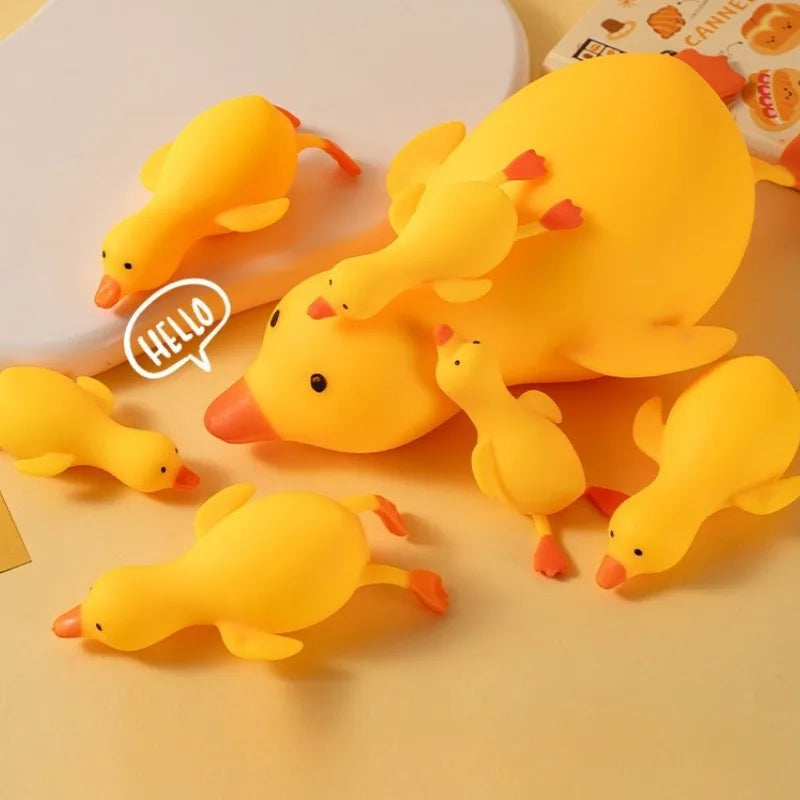 Goose & Duck Squishy Fidget Toy – Stretchy Squeeze Toy