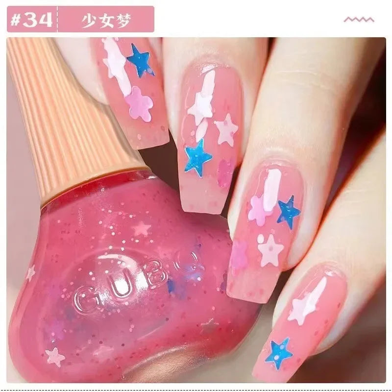 Handaiyan Shimmer Nail Polish – Quick Dry, 45 Colors, 12ml