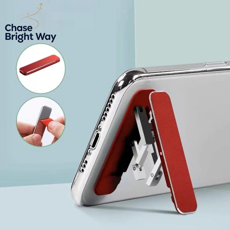 Mini Foldable Aluminum Phone Stand | Adjustable Desktop Holder