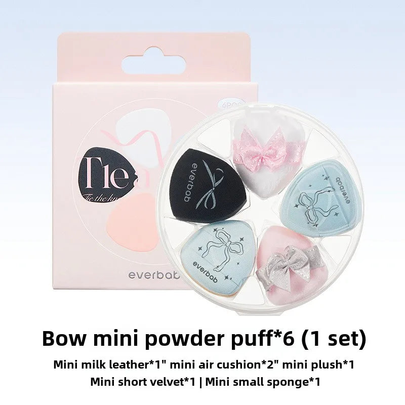 Everbab Mini Thumb Powder Puff Set – Air Cushion Applicator 4pc