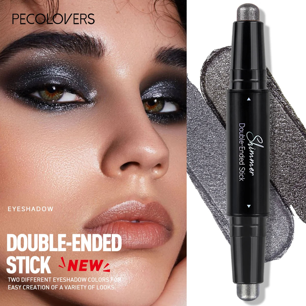 Black Halloween Makeup Set – Waterproof Lipstick, Eyeliner & Pen
