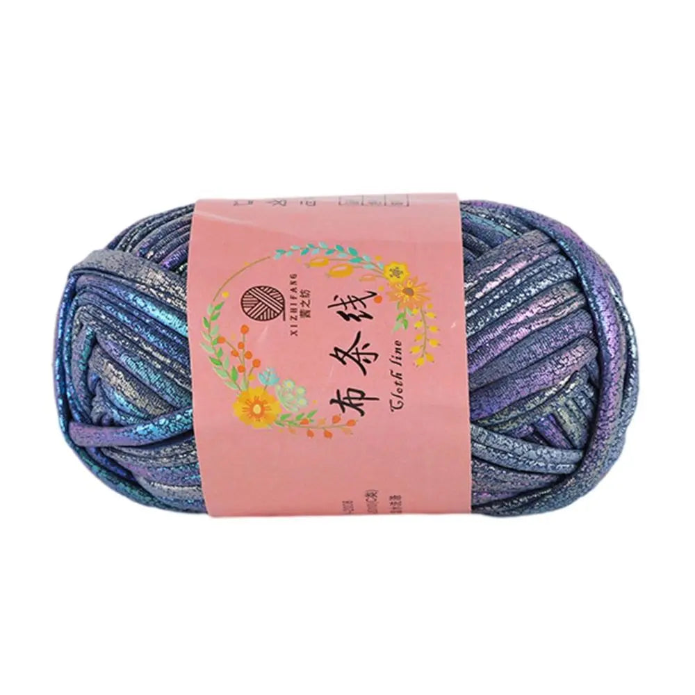 100g Magic Color Shiny Faux Leather Crochet Yarn – DIY Knitting