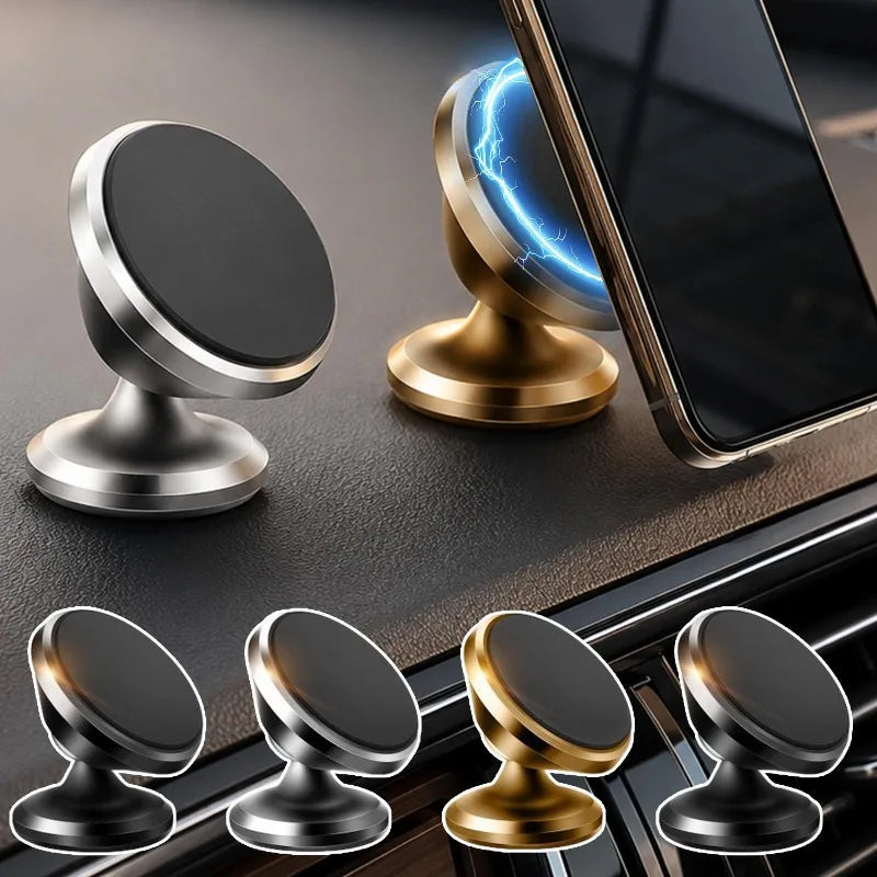Magnetic Car Phone Holder – 360° Dashboard Mount Universal