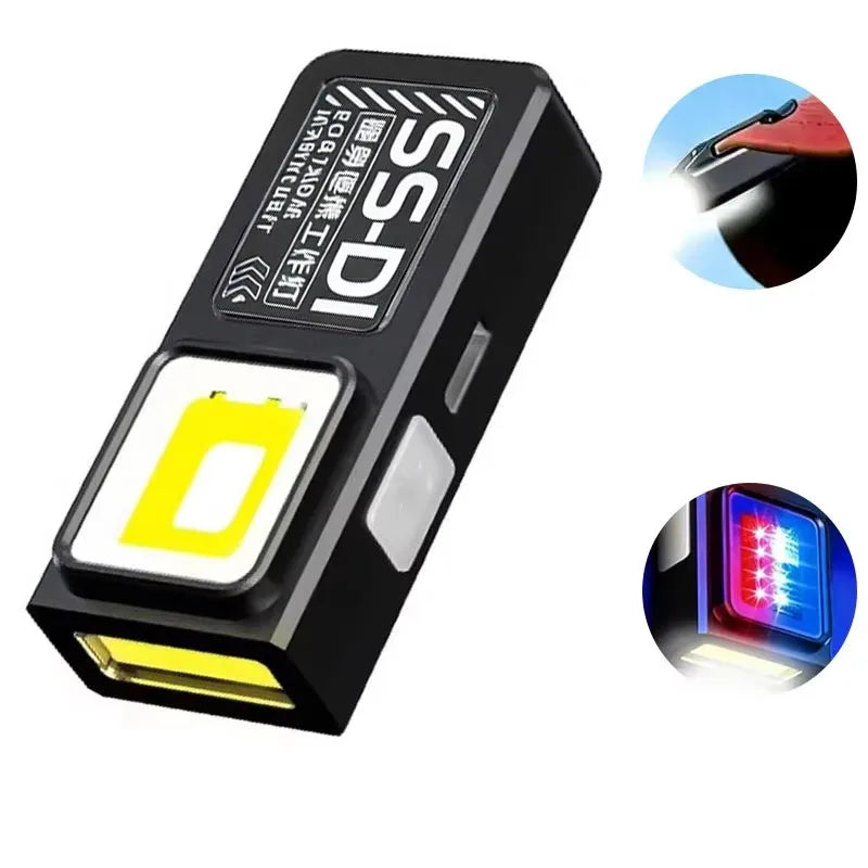 USB-C Rechargeable LED Flashlight – 1500M High Power Torch