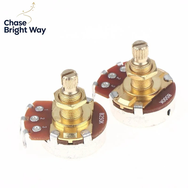 Guitar Potentiometer Brass Shaft A500K A250K B500K B250K Pot