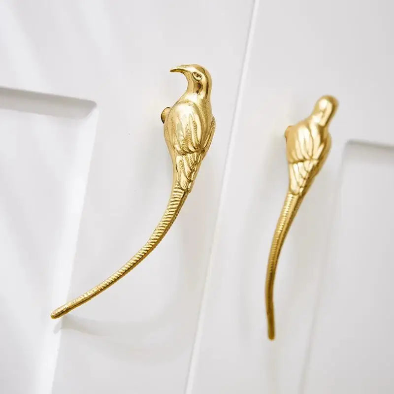 Zinc Alloy Fortune Bird Cabinet Knob – Vintage Furniture Pull