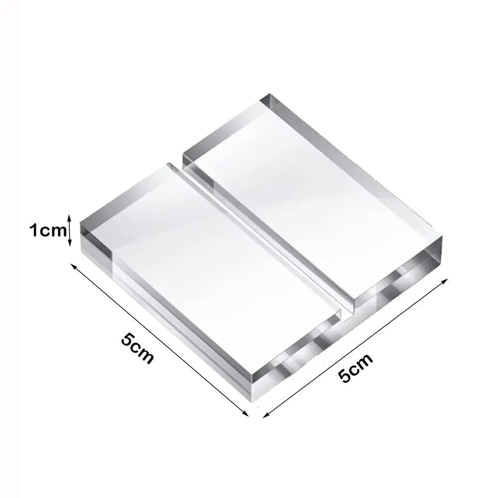 Clear Acrylic Place Card Holder – Table Sign & Photo Stand