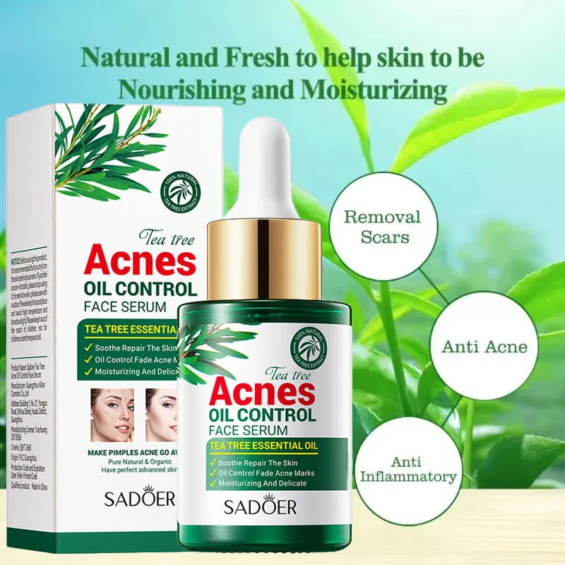 Tea Tree Oil Facial Serum – Pore Minimizing Skin Moisturizer