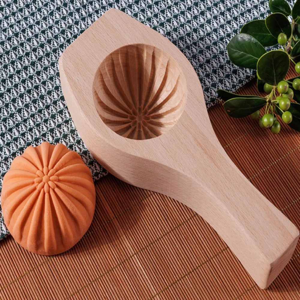 Solid Wood Steamed Bun Mold – Deep Bread Shaping Tool