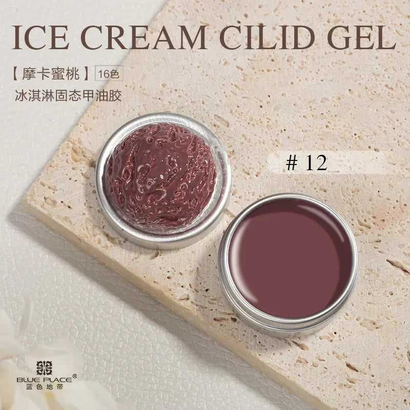 Handaiyan 64 Colors Solid Nail Polish Gel – Ice Cream Texture