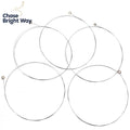 5-Pack E-1 Steel Strings for Acoustic Guitar – Bright Tone