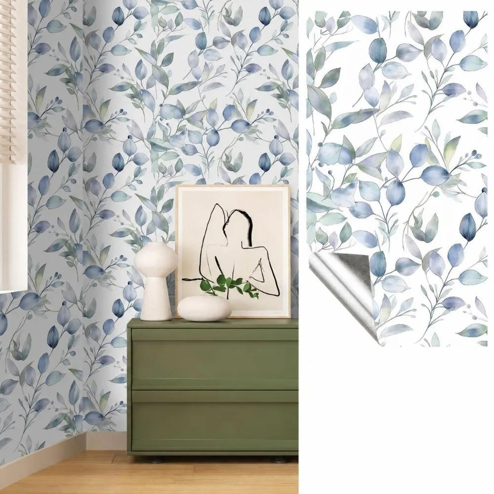 French Floral Peel & Stick Wallpaper – Removable PVC Wall Roll