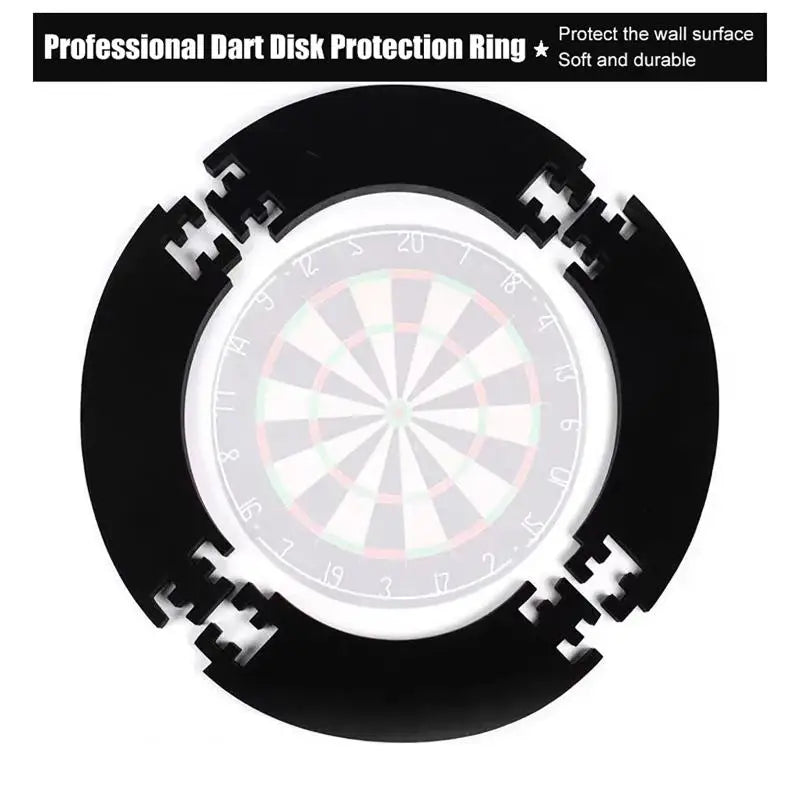4-Piece EVA Dartboard Surround Ring – Jigsaw Wall Protector