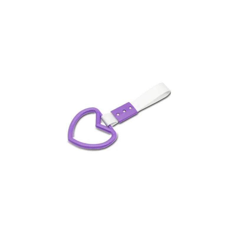 JDM Tsurikawa Heart Ring Charm – Car Bumper Warning Strap