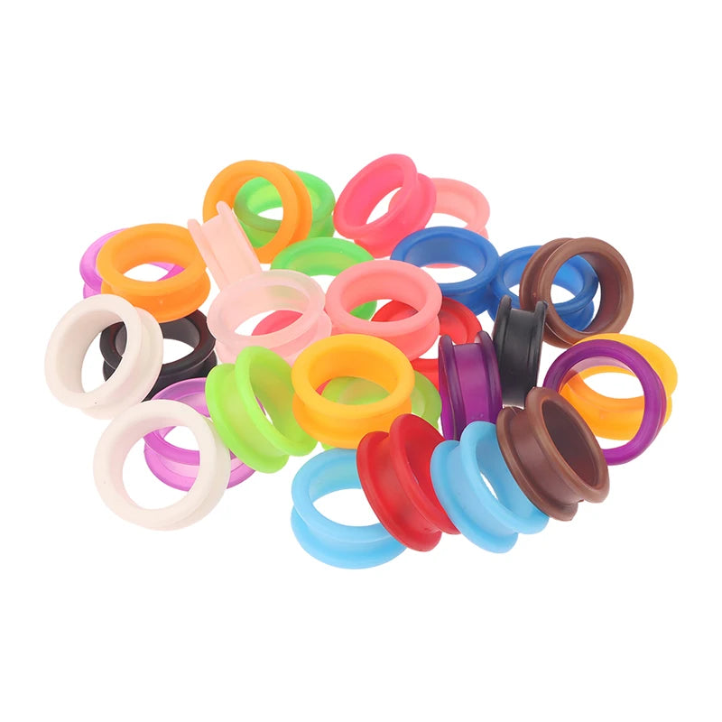 Silicone Scissor Finger Ring Inserts for Barbers – 10-Pack