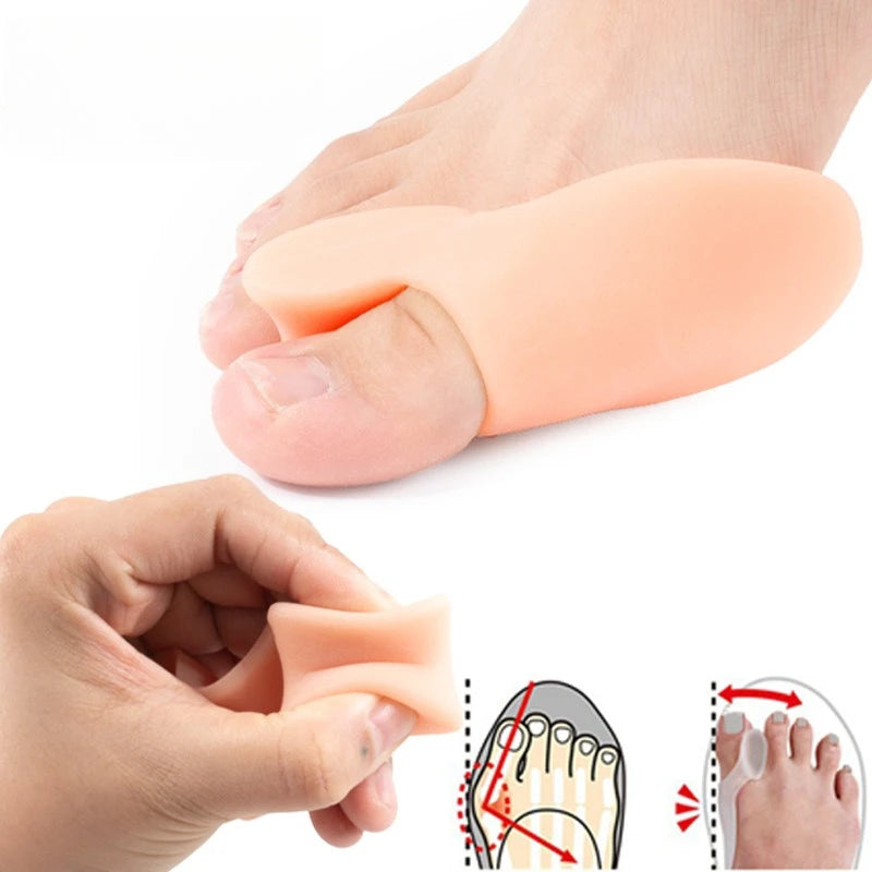 Silicone Toe Separator & Bunion Corrector – 1 Pair Foot Care