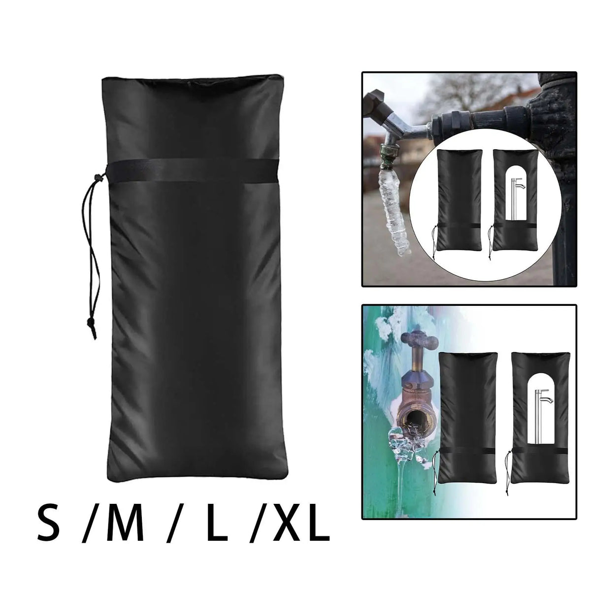 Winter Outdoor Faucet Cover – Waterproof Oxford Cloth Tap Protector