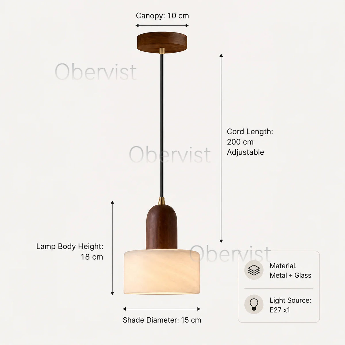 Wabi Sabi Stone LED Pendant Light | Minimalist Hanging Lamp