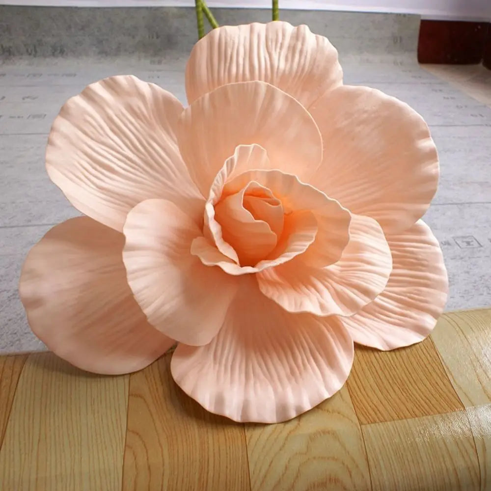 Giant PE Foam Silk Rose 30cm Artificial Flower | Wall Décor