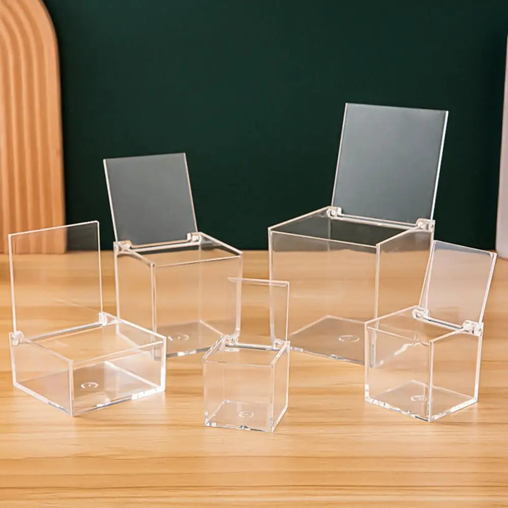 Acrylic Storage Box with Lid – Clear Display Case & Organizer