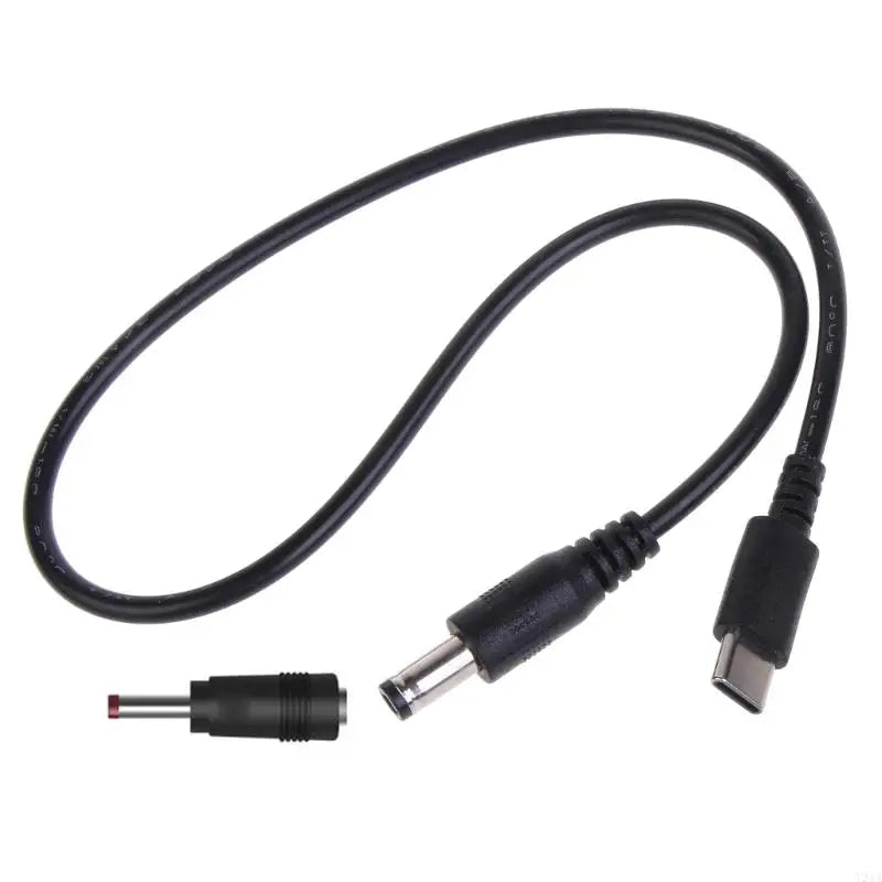 USB-C to DC 5.5×2.1mm PD Trigger Power Cable 5V–20V
