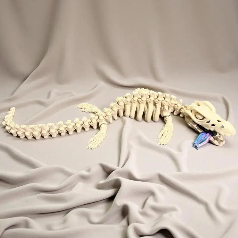 Mosasaurus Skeleton Aquarium Ornament – 20cm Fish Tank Decor