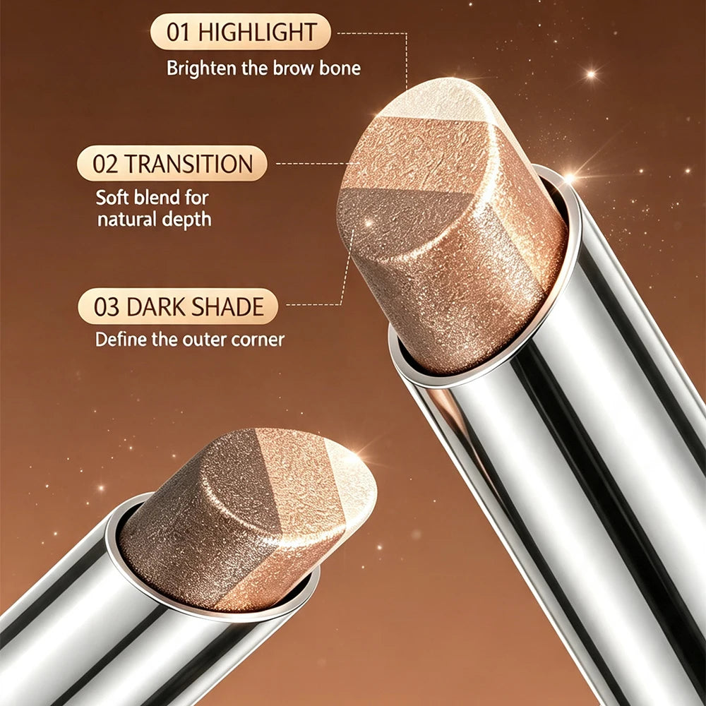 SAM SUGAR Triple Color Gradient Cream Eyeshadow Stick