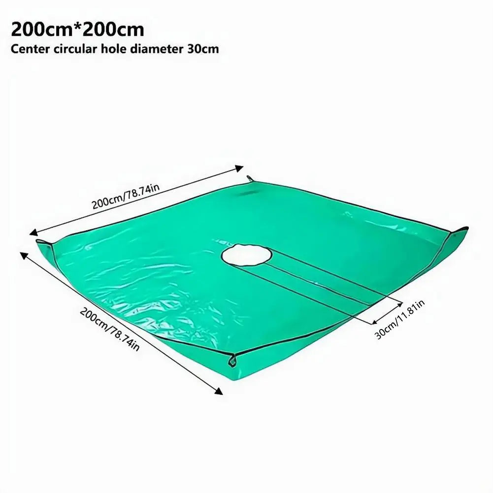 Waterproof Garden Pruning Tarp | 4 Corner Buckles – 100cm