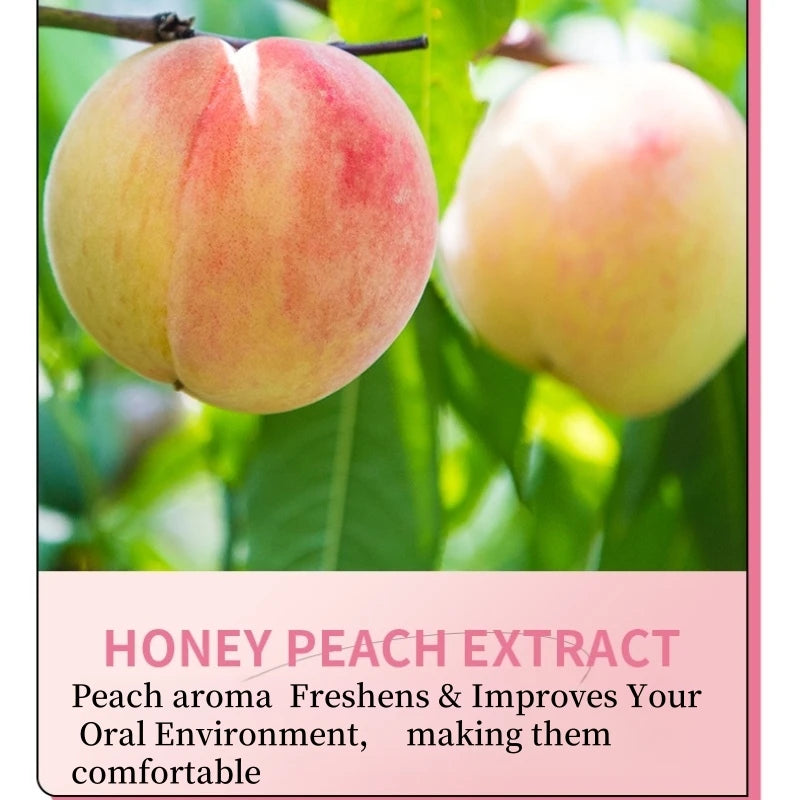 SADOER Peach Mouthwash 20 × 10ml Pods – Fresh Breath Oral Rinse