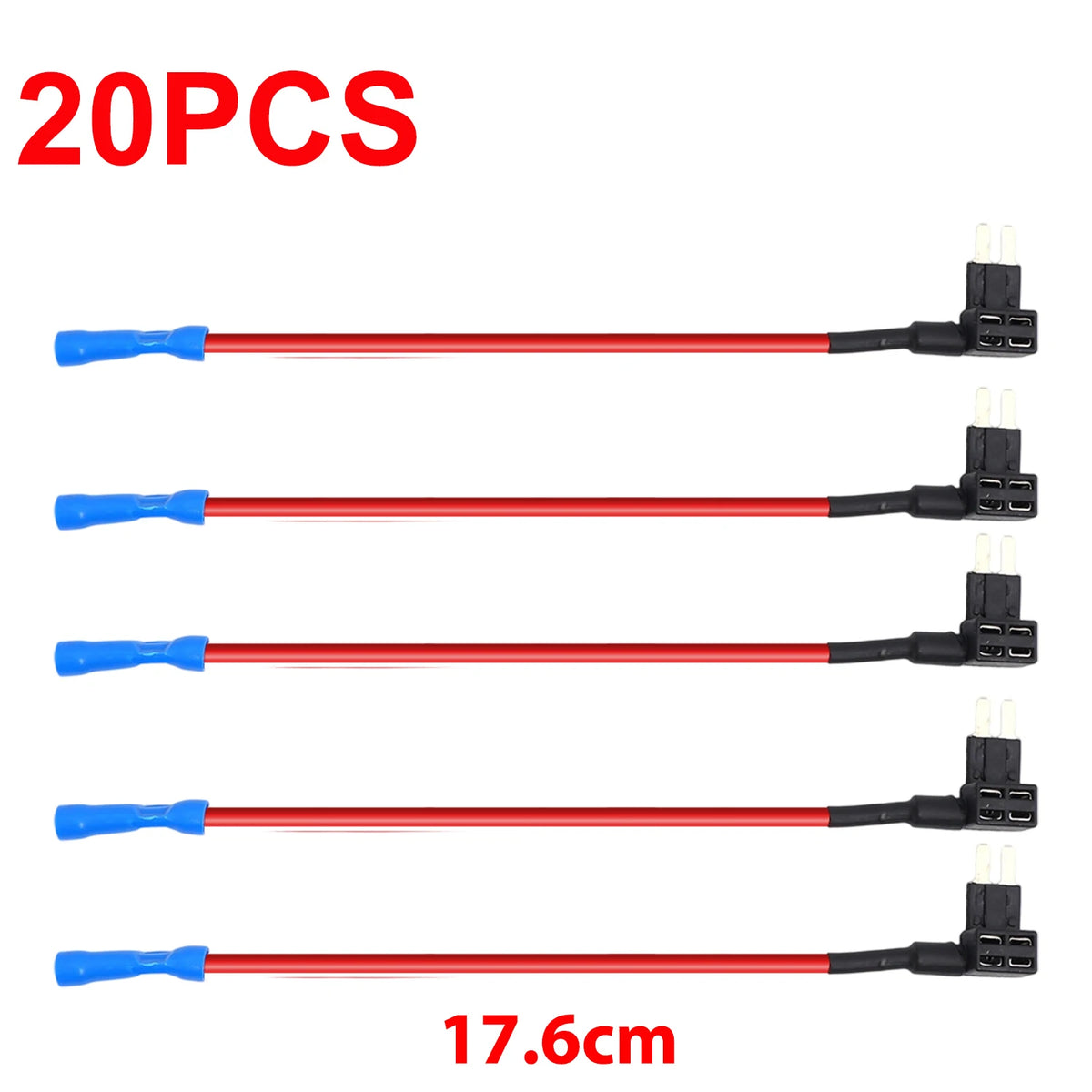M2 Car Fuse Tap Blade Holder Circuit Adapter – 5-Pack ATM/APM
