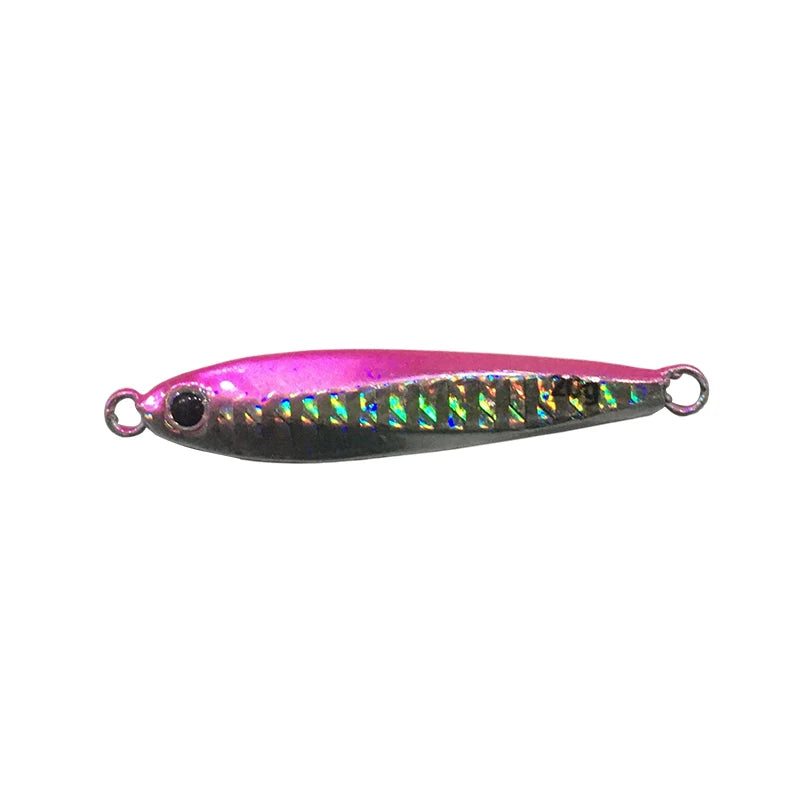Laser Metal Jig Lure 10g–60g | Long Cast Sea Fishing Bait