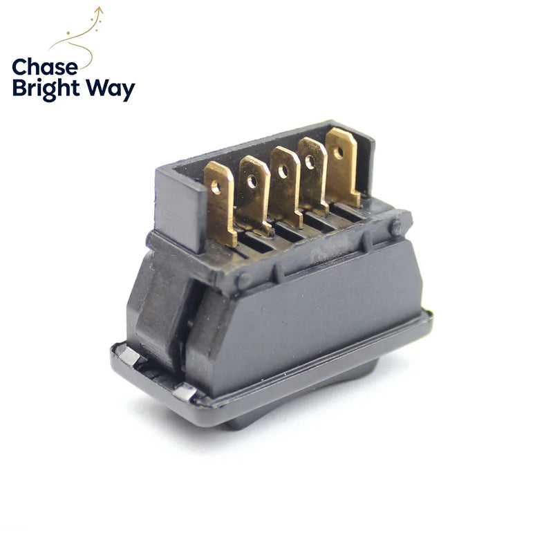 Universal 12V 20A Car Power Window Switch – 5-Pin Blue