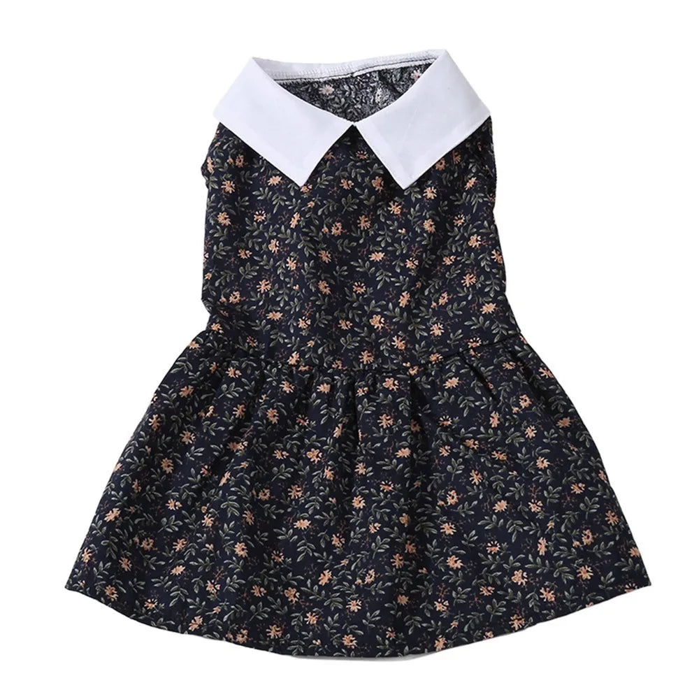 Floral Pet Dress – Breathable Lightweight Dog & Cat Skirt
