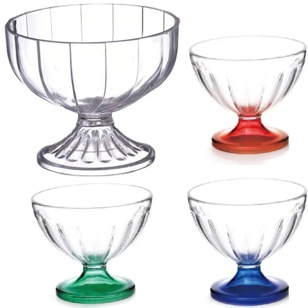Clear Plastic Dessert Cups 250ml – Goblet Party Cups